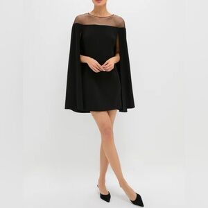 Tuckernuck Estelle Black Cape Dress